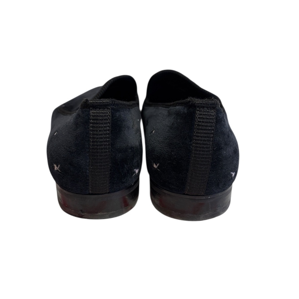 PLAYBOY Duke + Dexter Velvet Mini Rabbit Head Loafers Size 11 Black - Picture 5 of 12